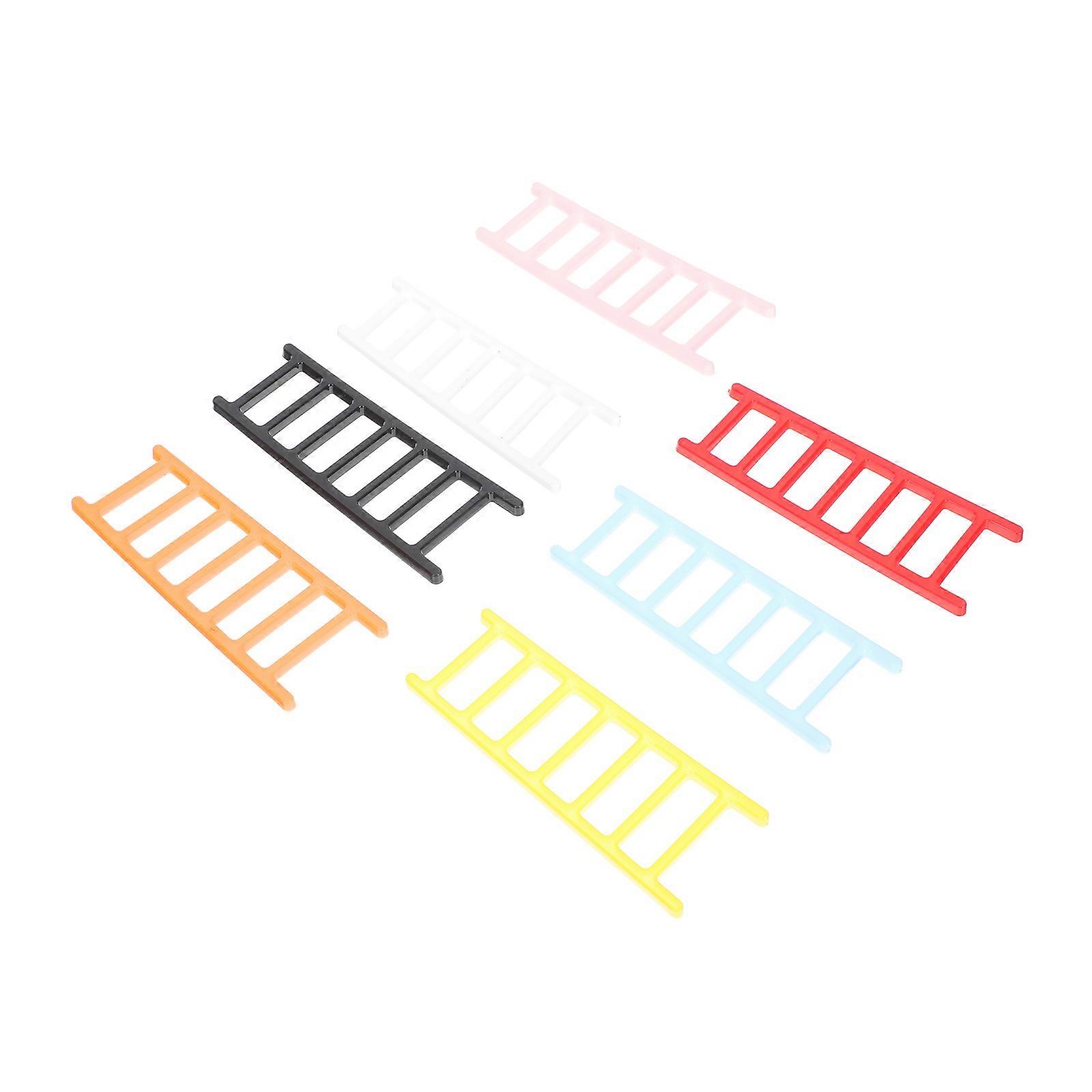 Plastic Stairs Simulation Mini Ladder for Decor 14Pcs Ladder Decoration