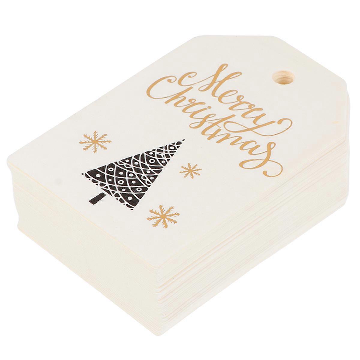 Christmas DIY for Decoration 200Pcs White Small Tags