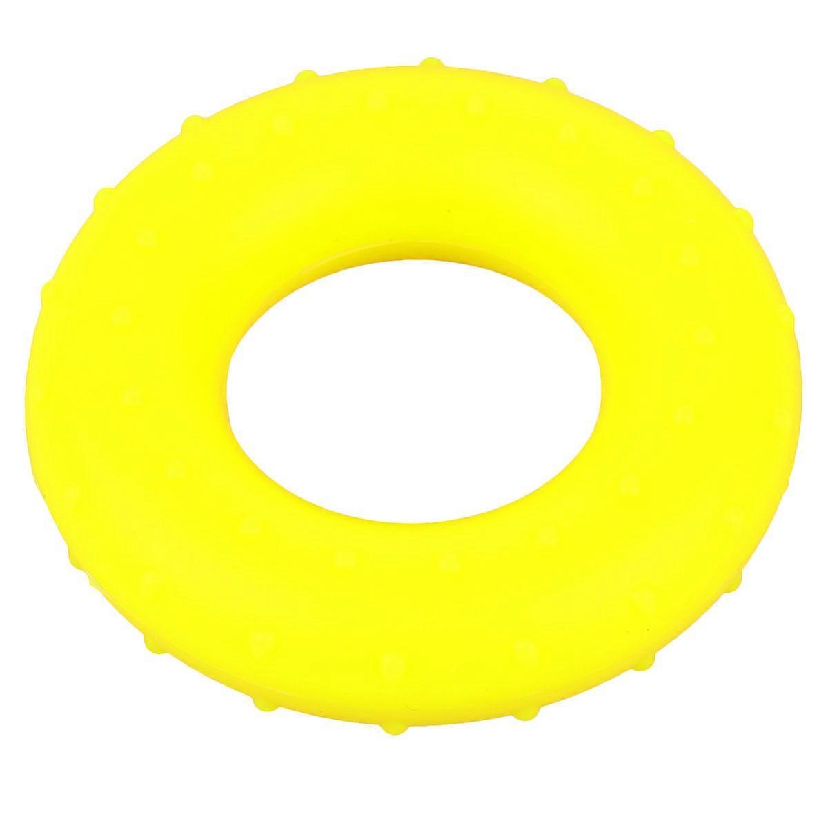 Hand Grips Strengthener Ring for Exercise 2Pcs Yellow Practical Hand Exerciser