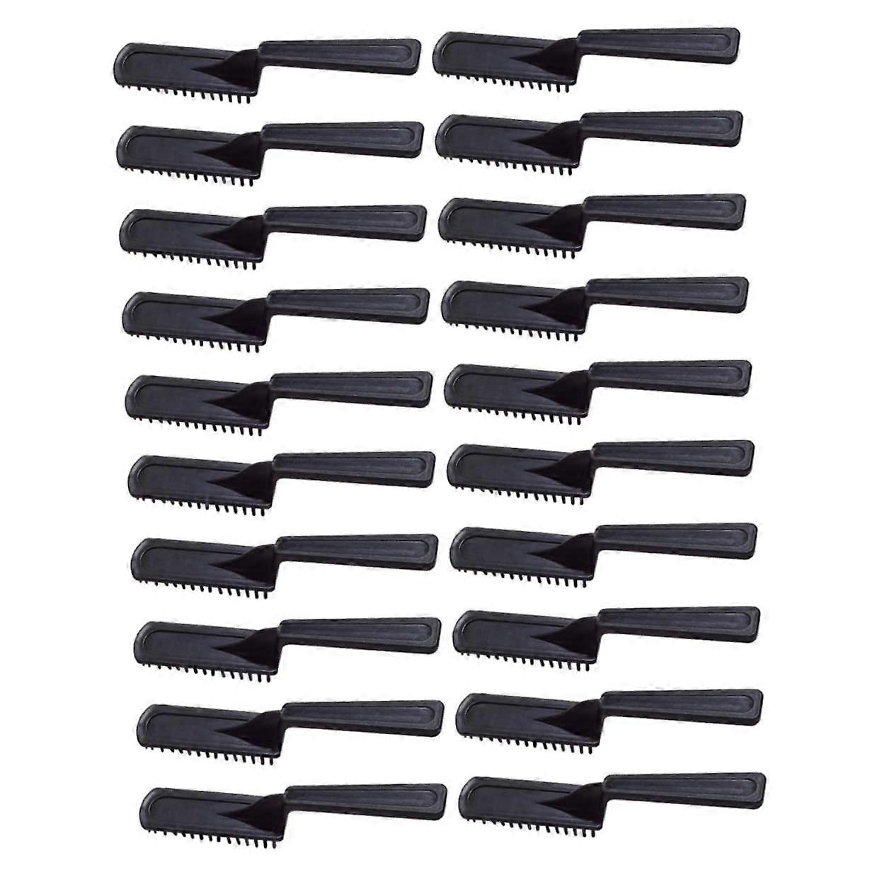 20pcs Hair Dye Comb Set with Highlighting Brush for Precise Color Application and Comfortable Grip