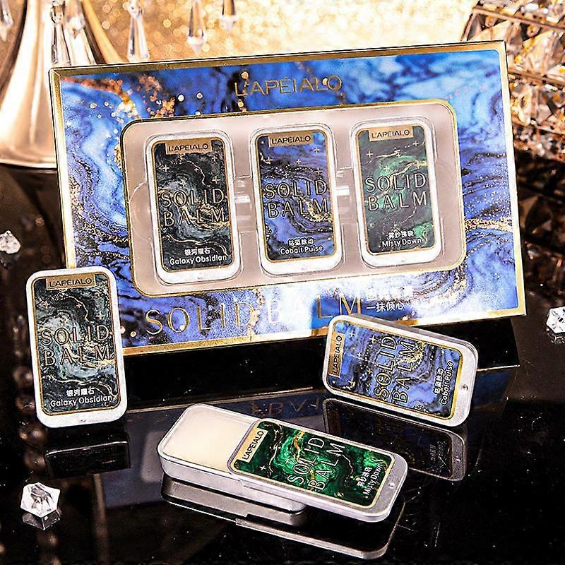 Pocket Solid Perfume Set Men's Refresh Long-lasting Solid Perfume Vanilla Fragrance Portable Pheromones Solid Perfume,ideal Gift