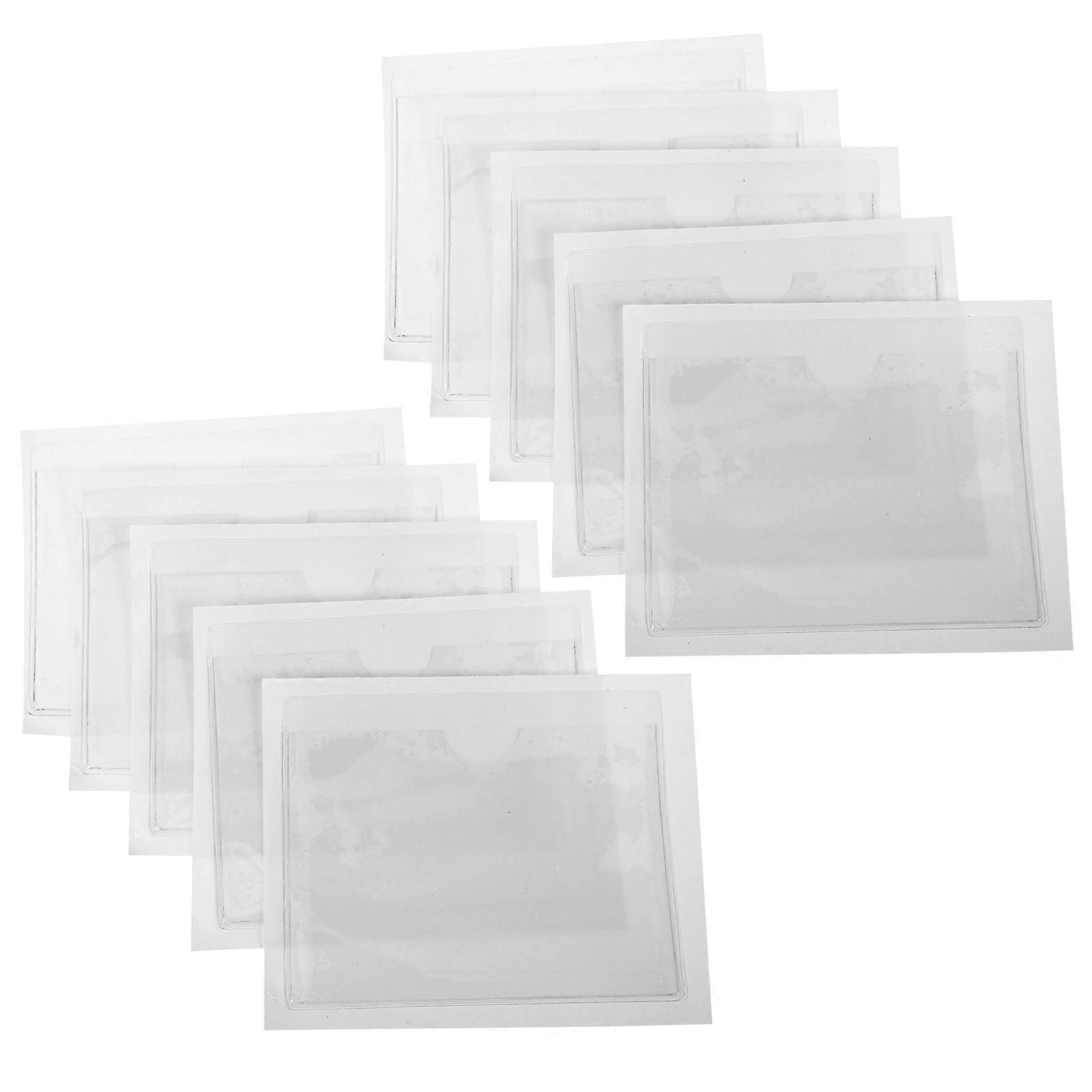 Self Adhesive Label Holders for Storage PVC Material 150Pcs Set