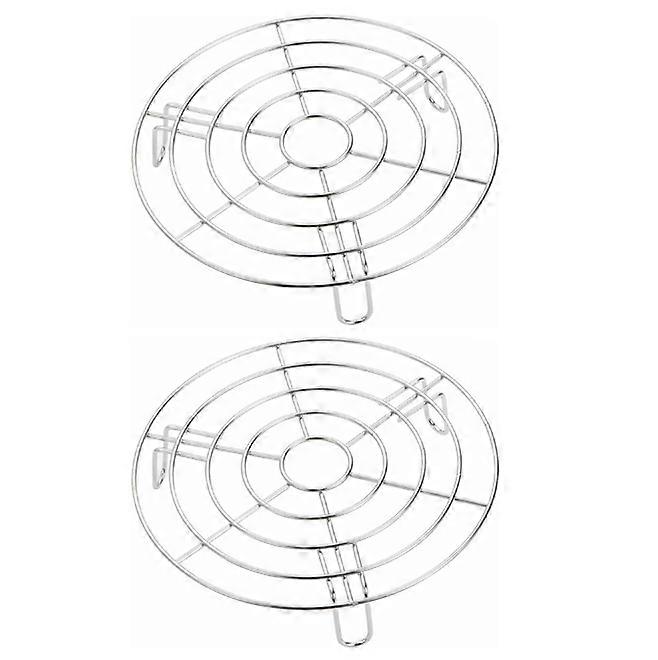 Round Stainless Steel Rack - Multi-Functional Kitchen Accessory