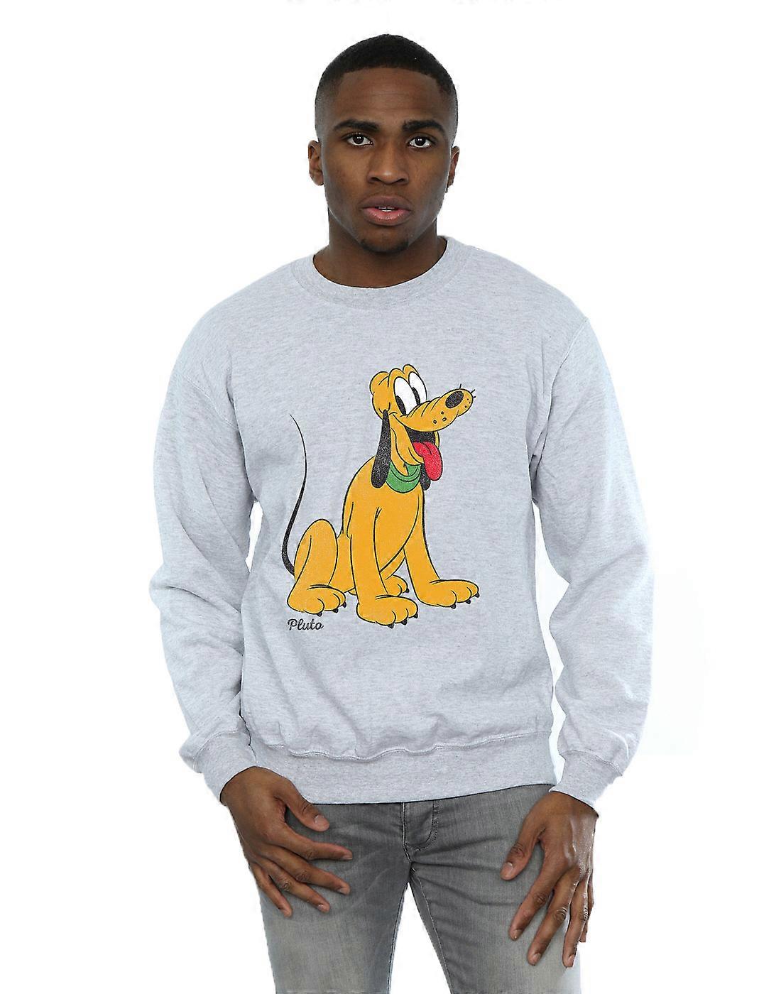 Disney Men's Klasik Pluto Sweatshirt
