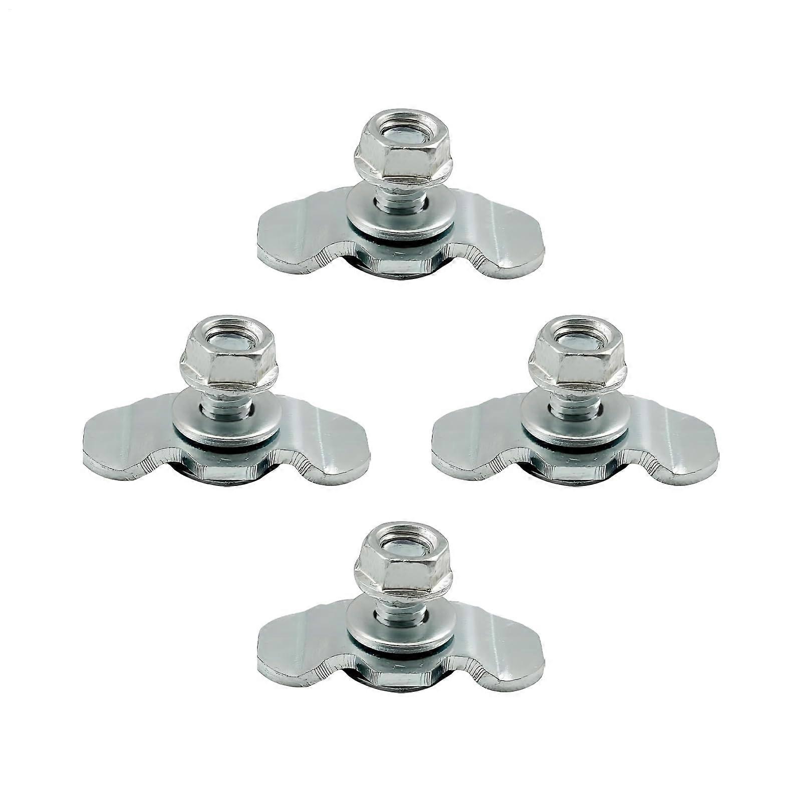 L Track Bolts Heavy Duty Threaded Studs Set with Wing Nut for Cargo Securing Trailer SUV Pickup