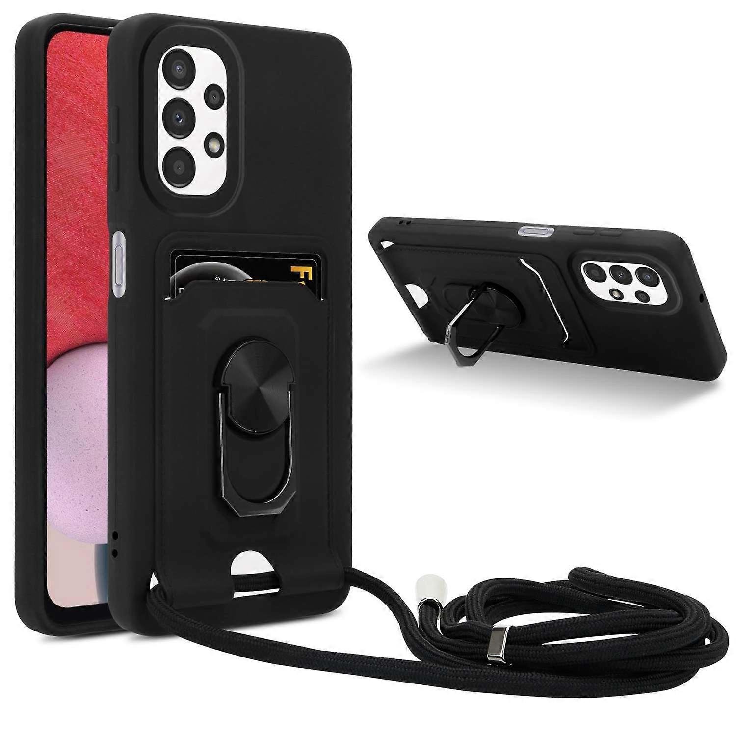 Case Samsung Galaxy A13 5G Protective Case with Chain and Stand Function