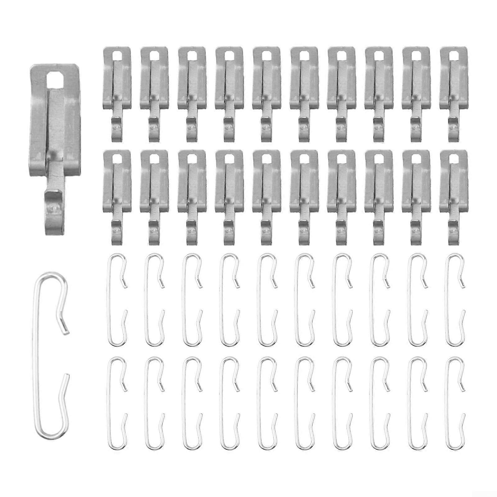 Roof Heating Cable Clips 40PCS Aluminum Set for Secure RustResistant Gutter Deicing
