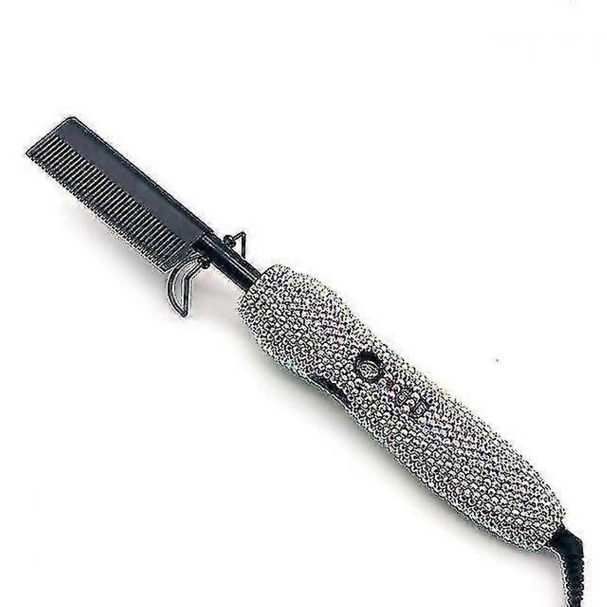 2-in-1 Ceramic Hot Comb & Hair Straightener