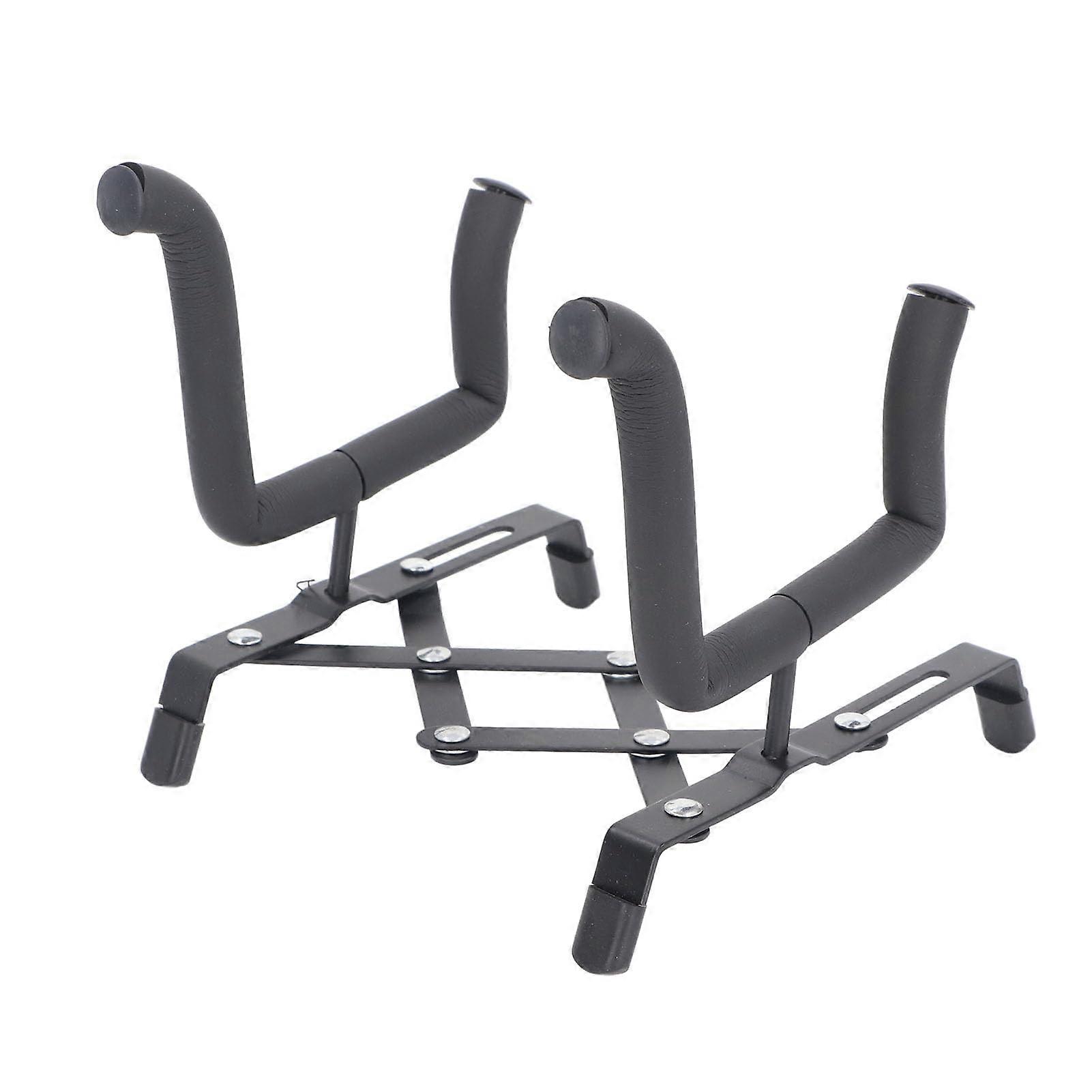 Foldable Adjustable Ukulele and Violin Stand with Soft Sponge Protection and Rustproof Metal Build