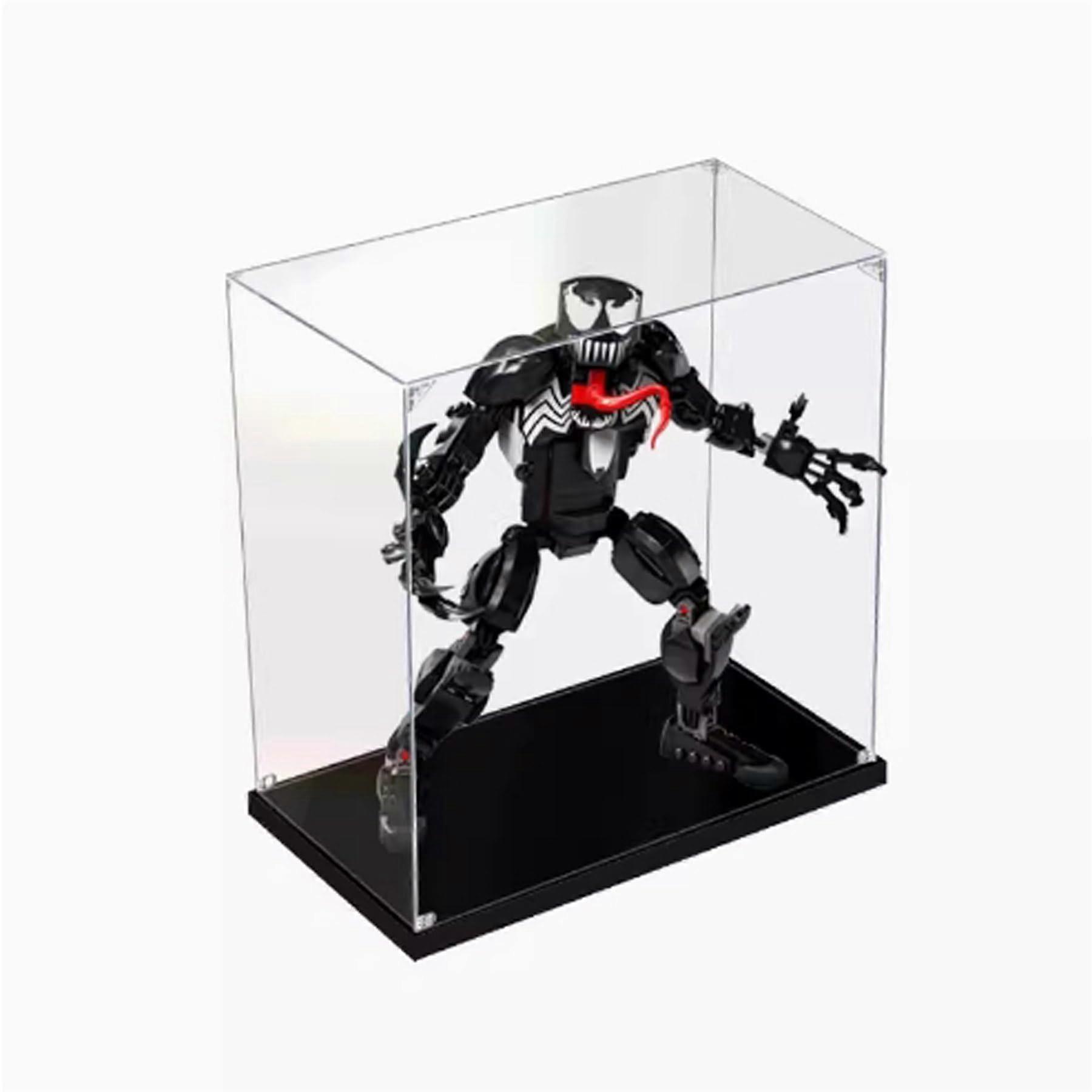 Acrylic Display Case for  76230 Model, Clear Dustproof Box with Stable Black Base and Easy Assembly