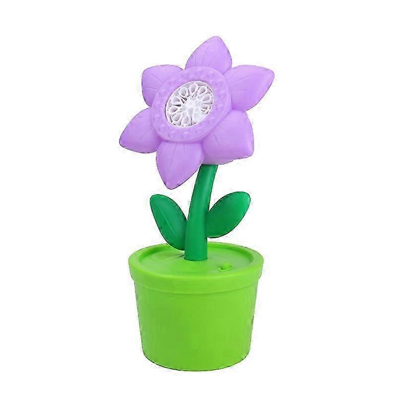 Electric Flower Bubble Blower for Parties & Outdoor Use