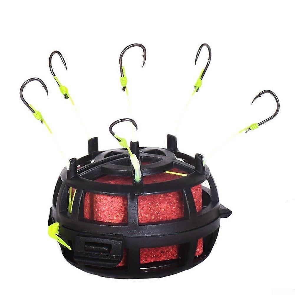Catfish Fishing Rig Double Hook Bottom Rig with Multiple Hook Sizes, Durable ABS and Metal (10#)