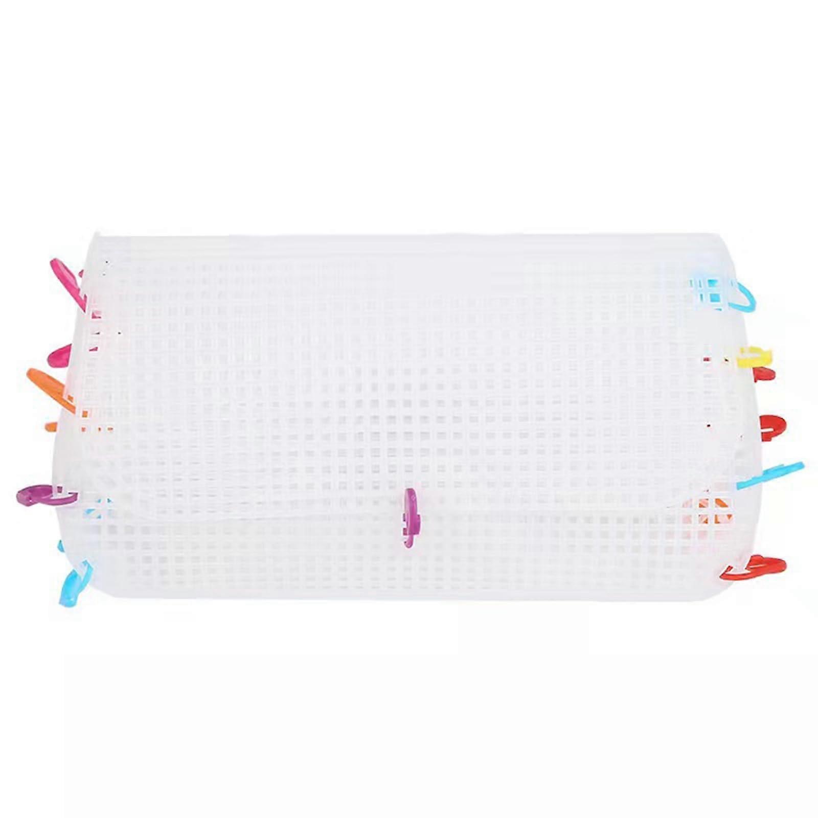 White Needlepoint Canvas Sheet for Embroidery, Crochet and Knitting, CuttoSize Mesh Grid