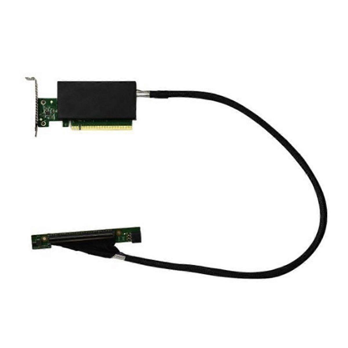 PCIE5.0 GPU Graphics Card Server Cable PCIE5.0 16X to 2 MCIO Server GEN5 Data Cable PCIE5.0 Adapter