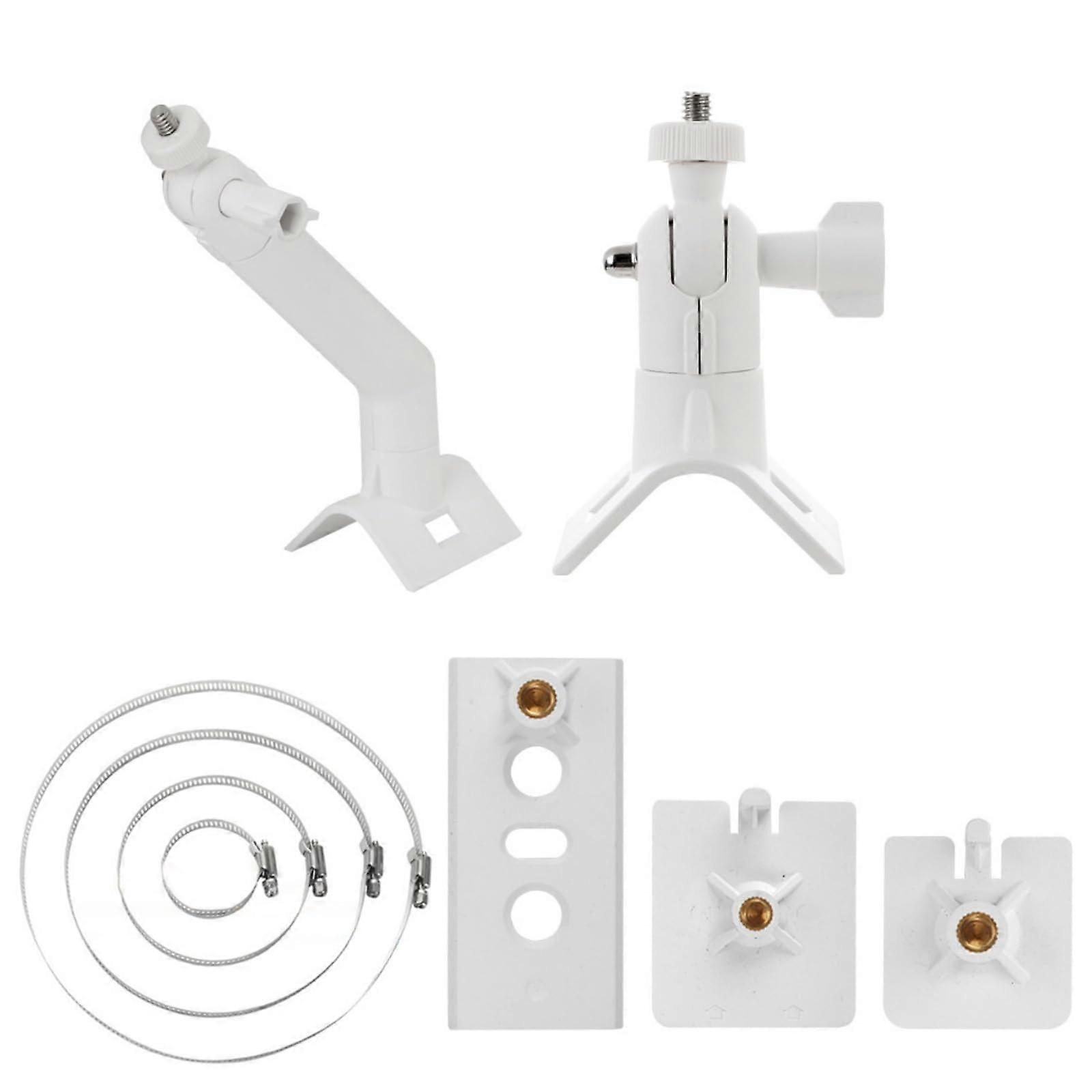 Solar Security Camera Mount, Weather Resistant Adjustable Solar Panel Bracket for Outdoor Use