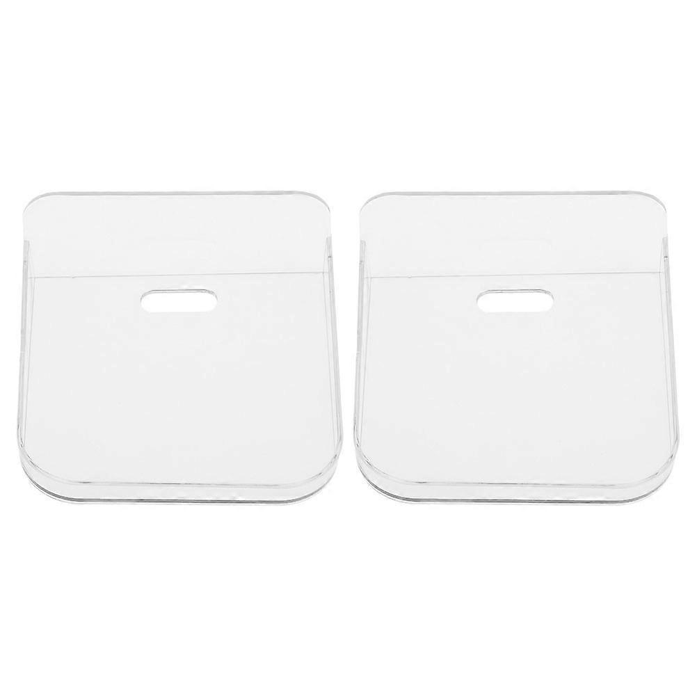 Acrylic Transparent Wall Mount Camera Tray with Easy Installation 2Pcs No-Drill Shelves
