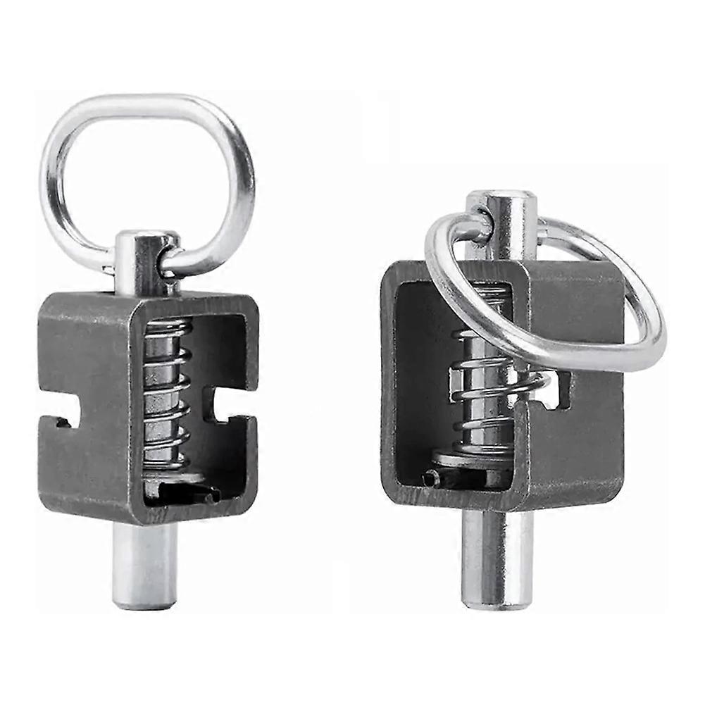 Trailer Gate Latch, Weld on 5/8inch Spring Latch Assembly 2 Pack