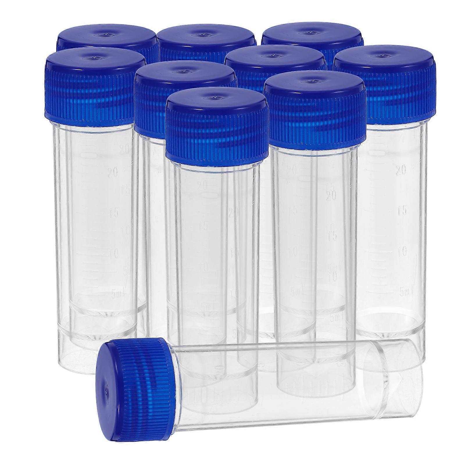Urine Cups Sample Container for Storage Use 10Pcs Transparent Medical Specimen Cups