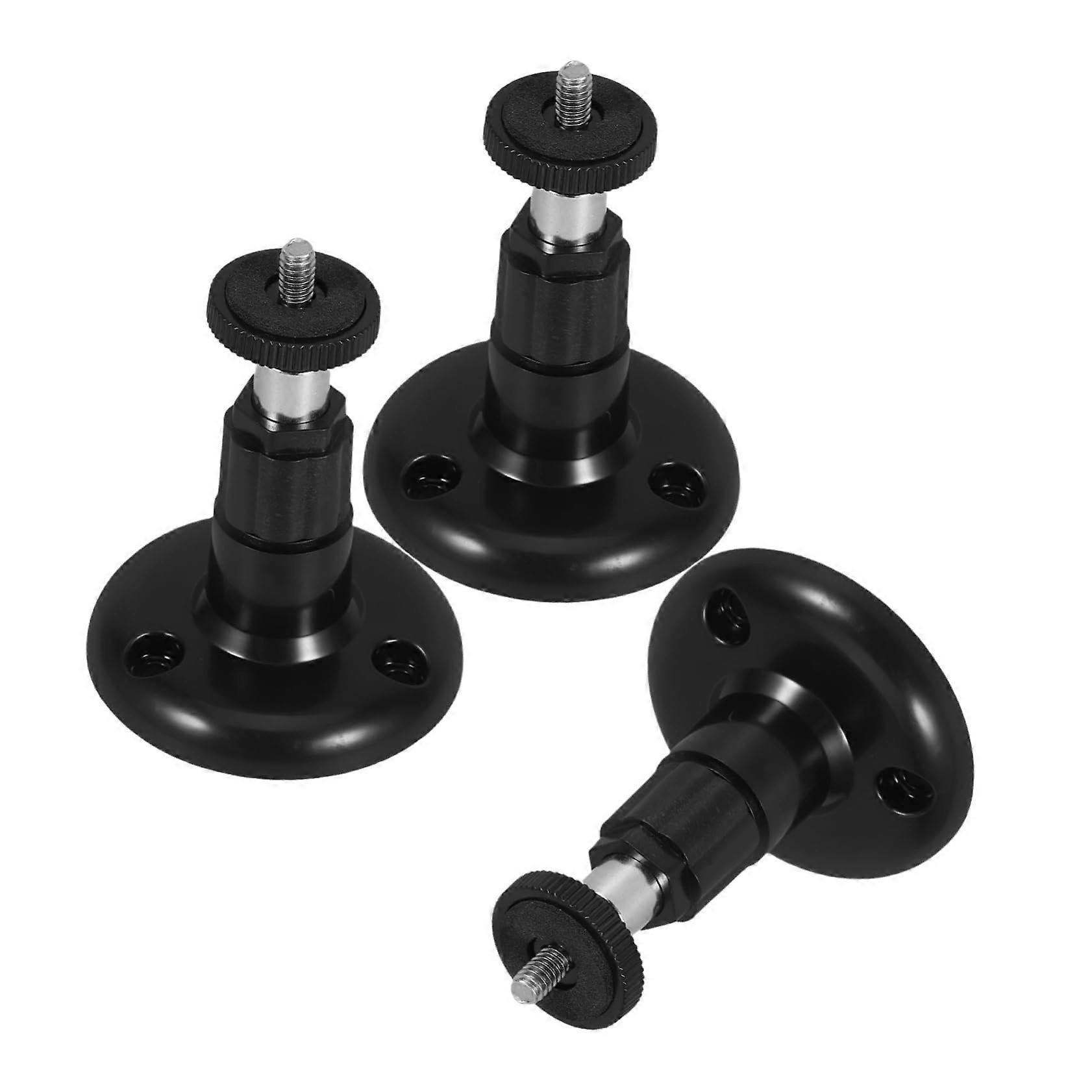 Security Camera Wall Mount Bracket 3pcs Adjustable Outdoor CCTV Holder with Weatherproof Durable Build