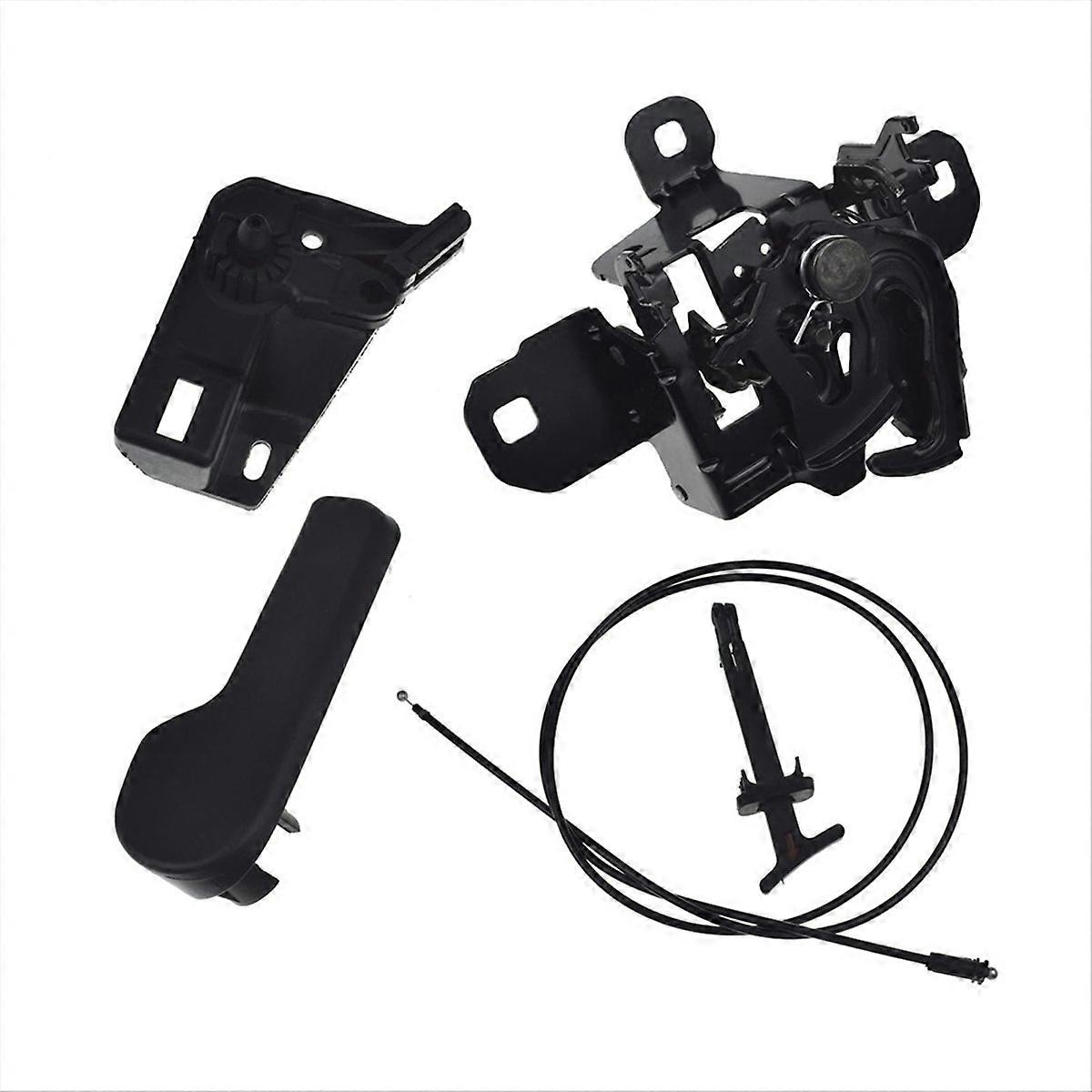 Hood Latch Lever Release Handle Bracket Cable Kit for 