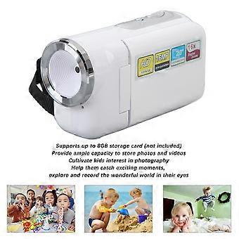 Kids Video Camera 16MP 1080P HD 16X 2.0 Inch Color TFT Screen Digital Video Recorder for Vlogging White