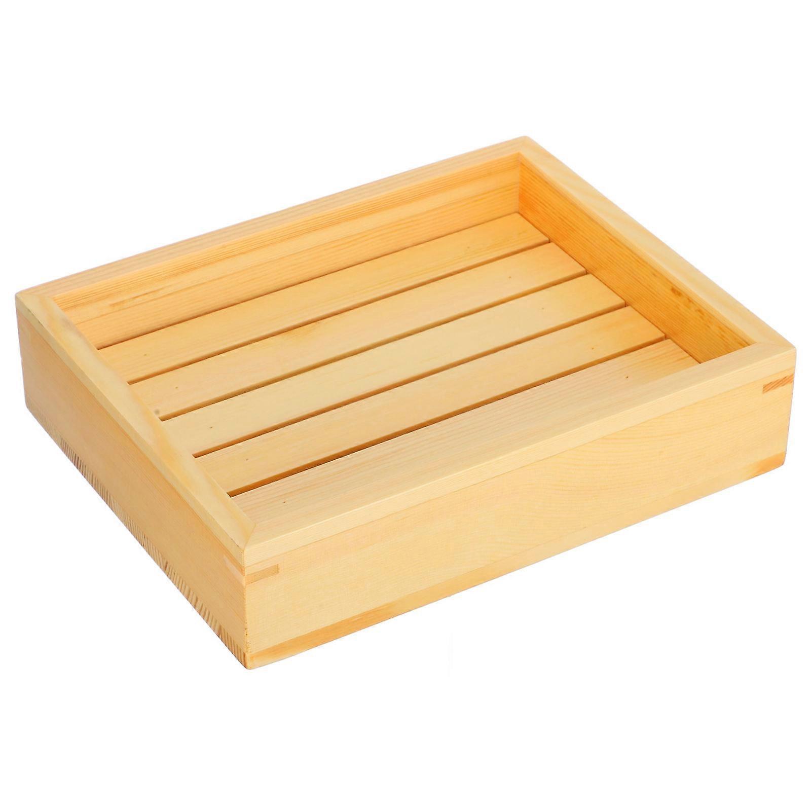 Wooden Sashimi Serving Plate for Storage Kitchen Serving Tray