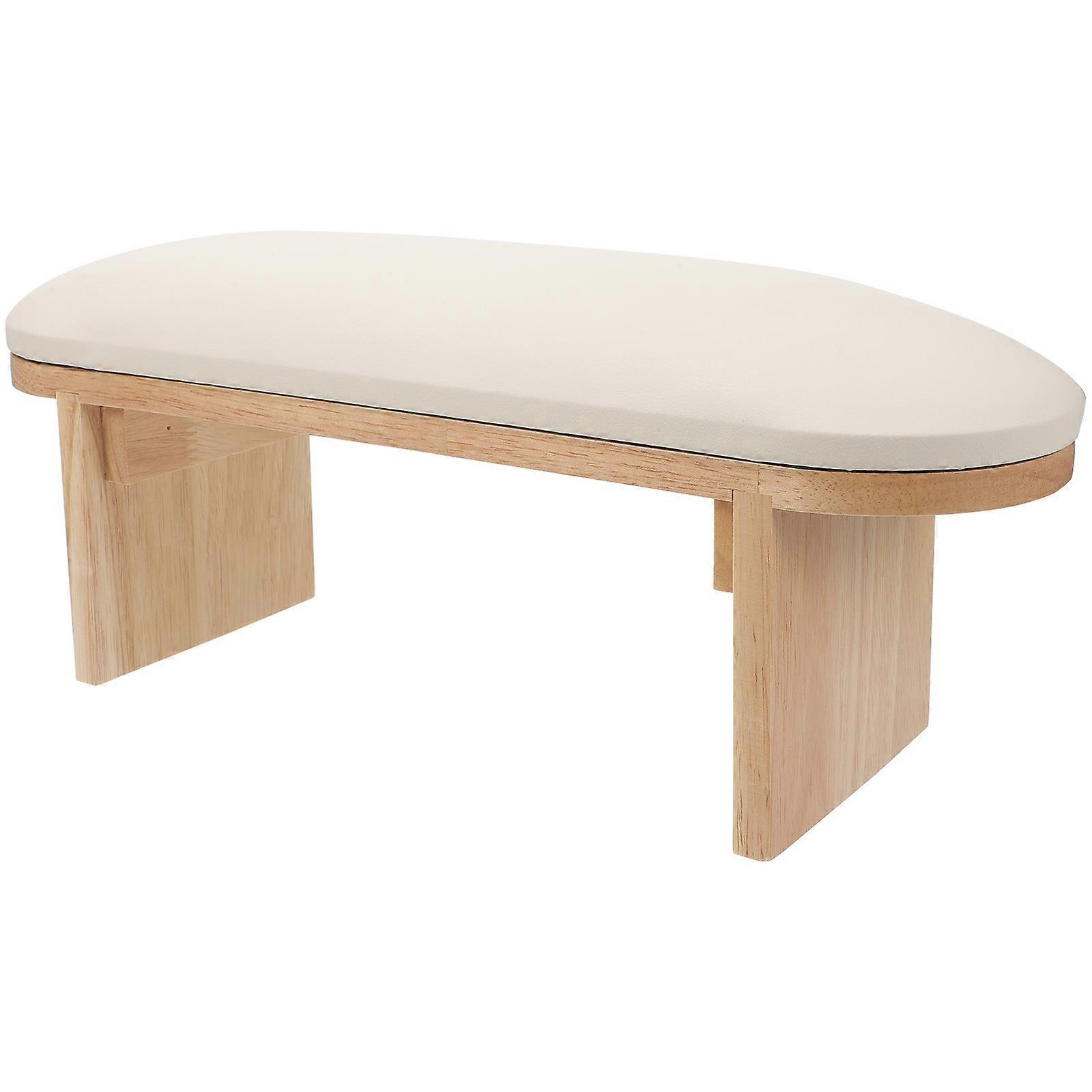 Coussin repose-bras beige pour manucure