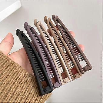 5 Stück Bananenclips für Damen, kleine Bananenclip-Kämme für dünnes Haar