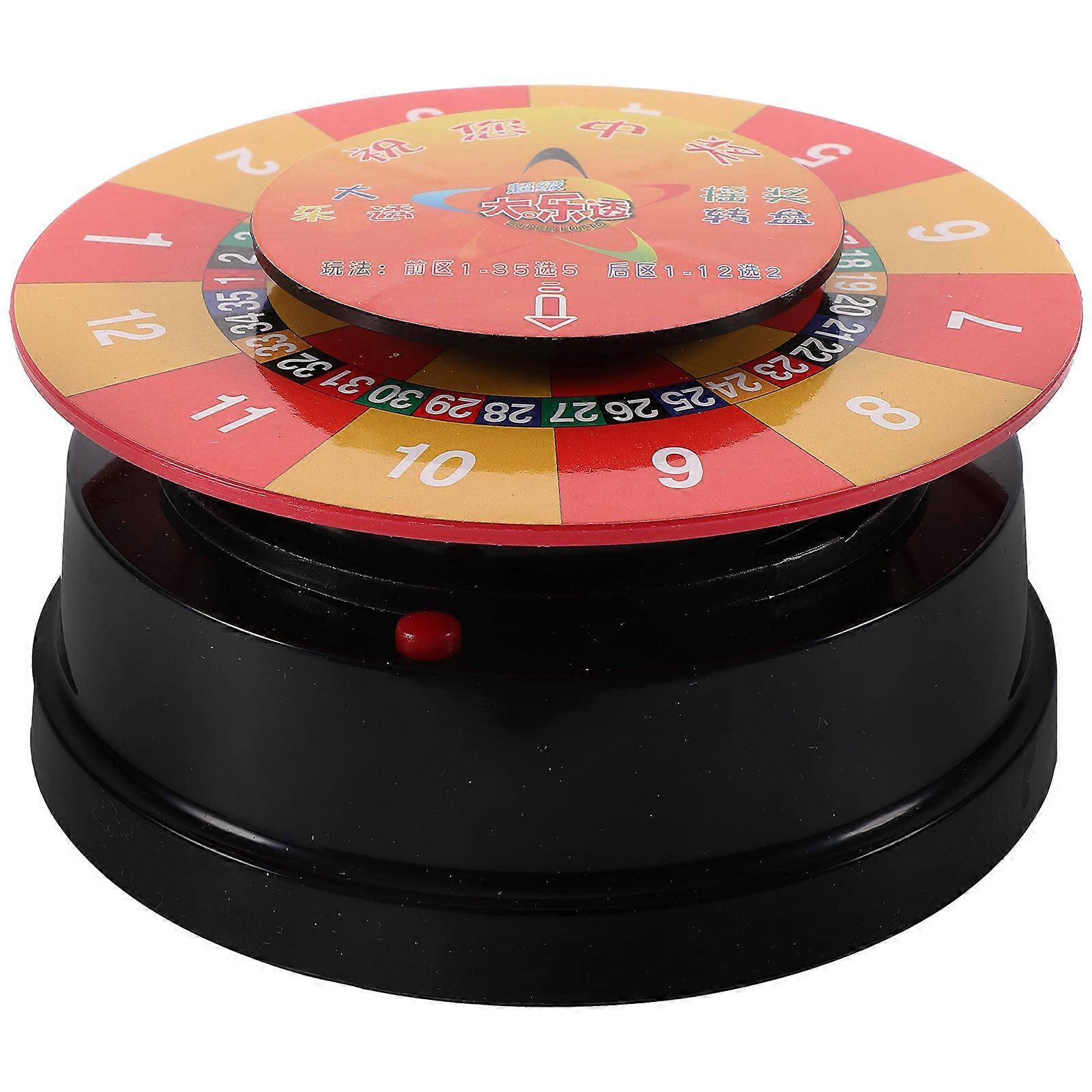 Bingo Game Rotating Roulette Wheel for Prank Use Plastic