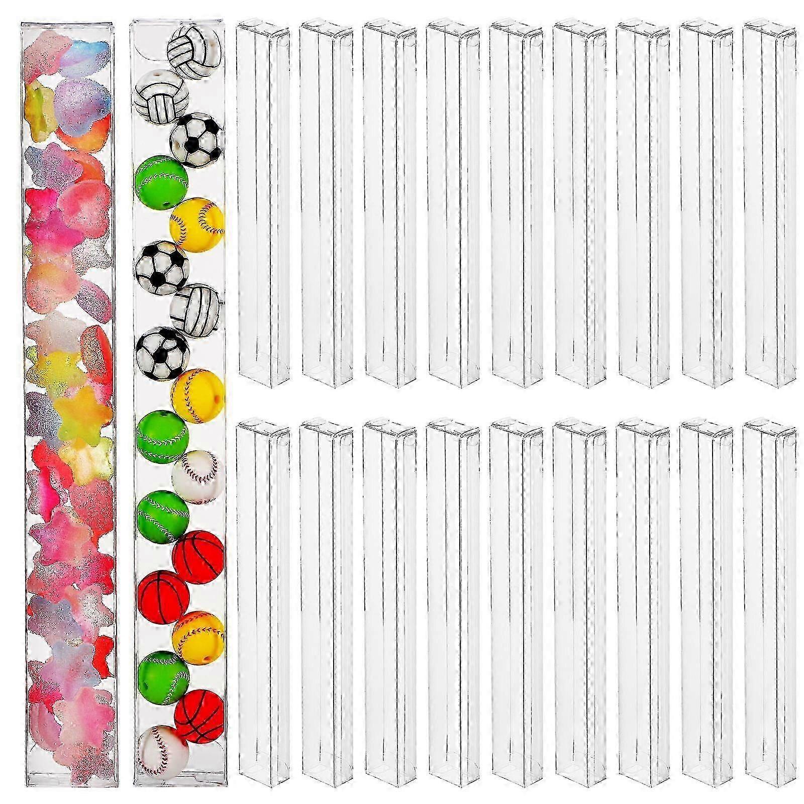 Transparent Candy Boxes for Storage Use Clear Small Boxes 45 Pieces