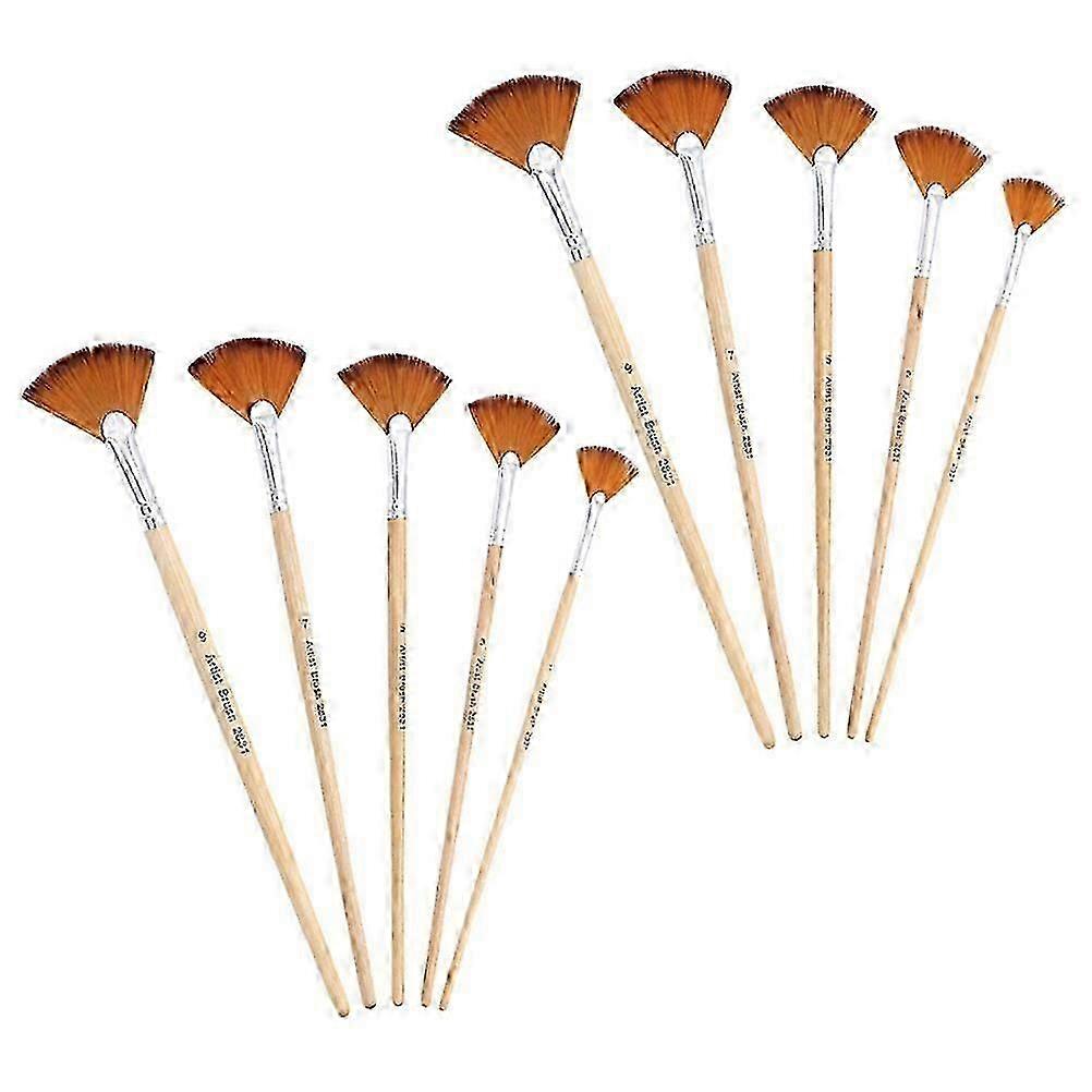 Painting Brush Artist Multi-Function Flat Designed for Watercolor 30Pcs