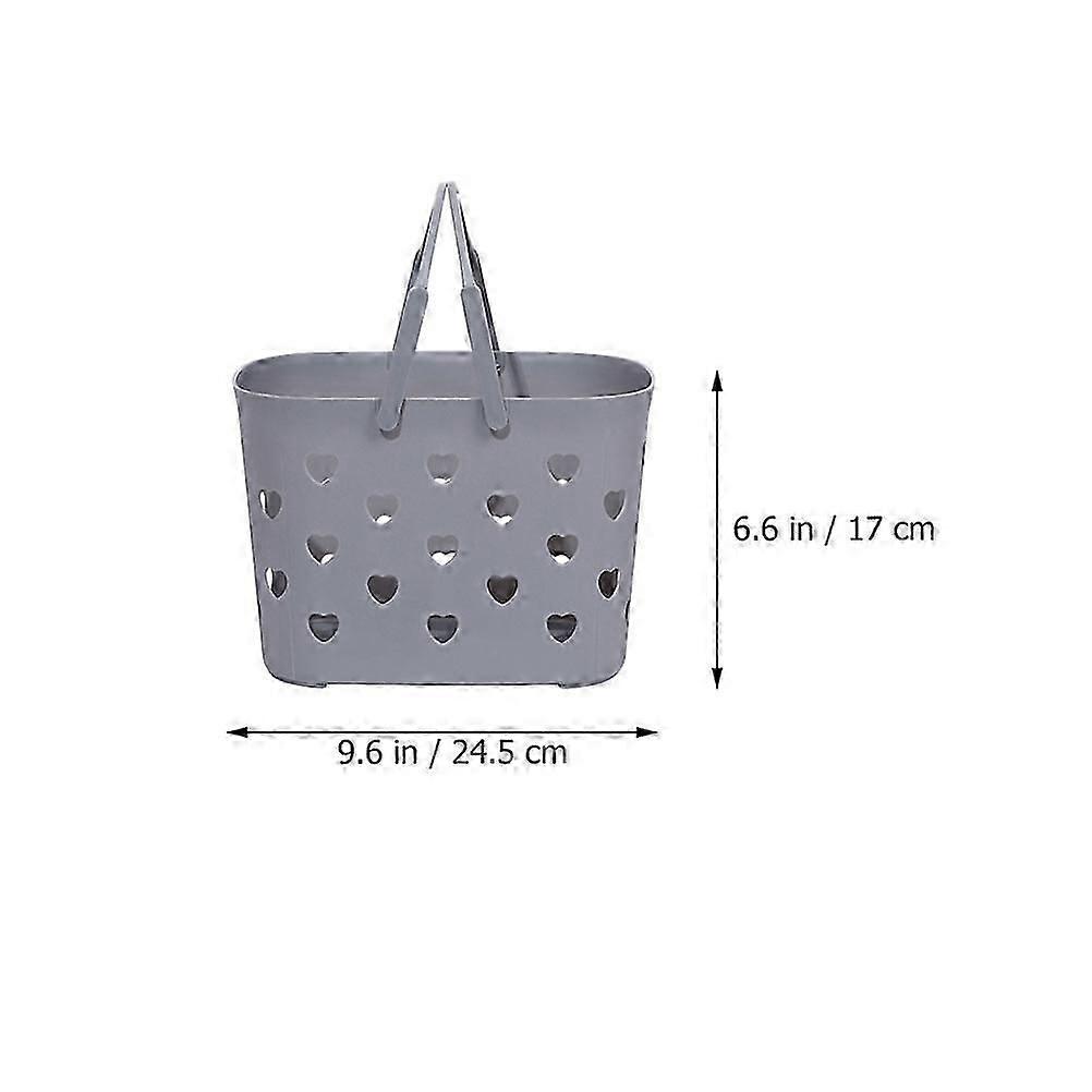 2Pcs Vegetable Basket for Storage Handheld Plastic Storage Basket