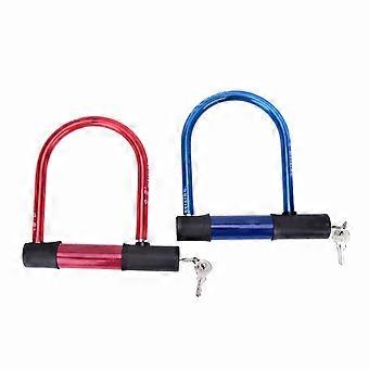 U-Lock Bicycle Motorcycle Scooter Security Steel Chain with 2 Keys