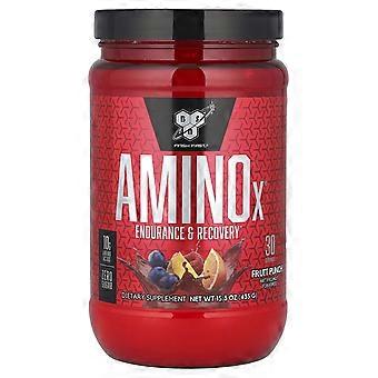 BSN, AminoX®, Uthållighet och återhämtning, Fruktpunch, 435 g