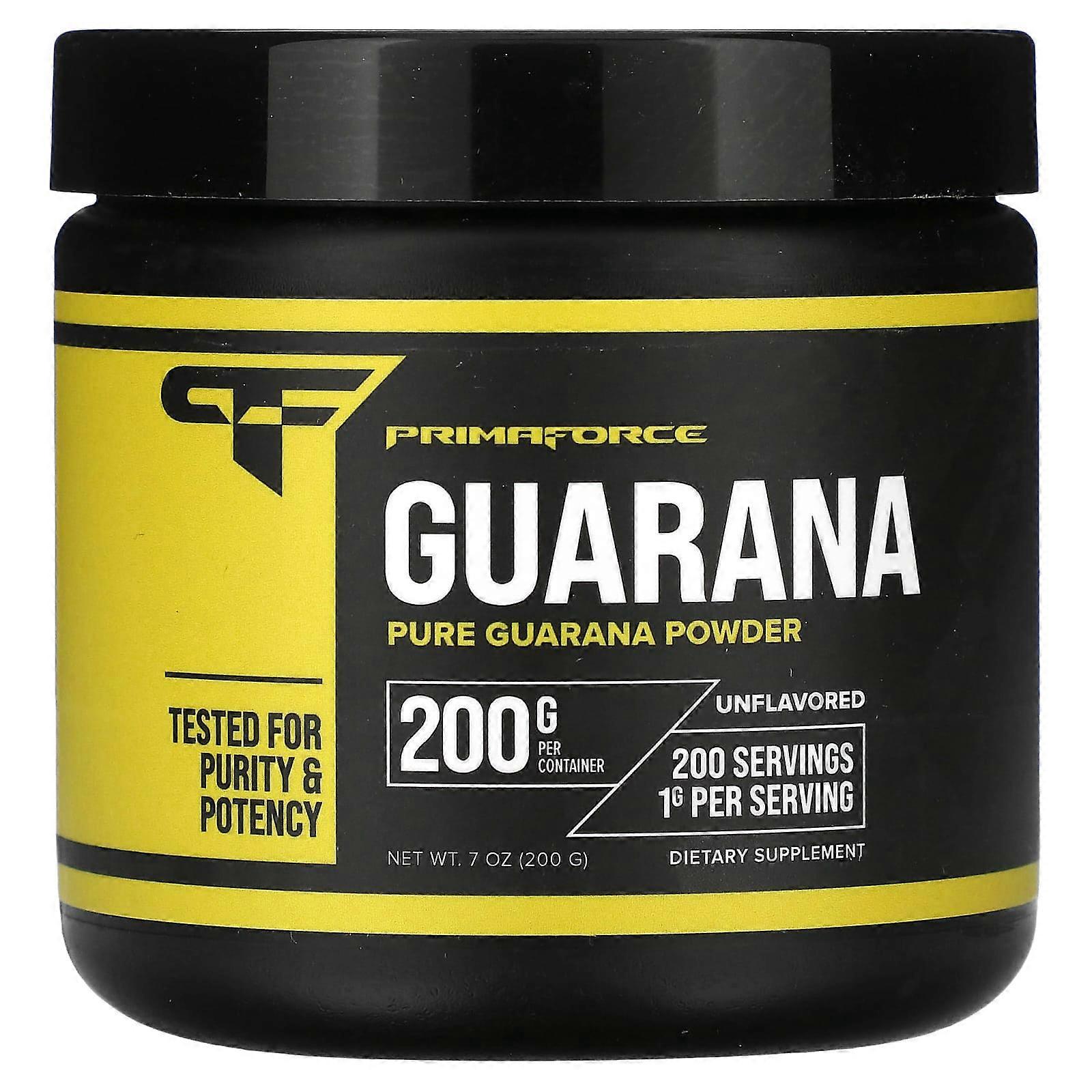 Primaforce, Guarana, ízesítetlen, 7 uncia (200 g)