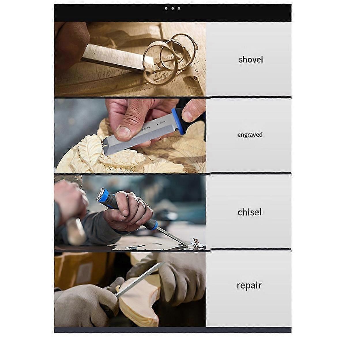 Woodworking Right Angle Chisel Multipurpose Core Percussive Angle Chisel Chrome Vanadium Steel Handl