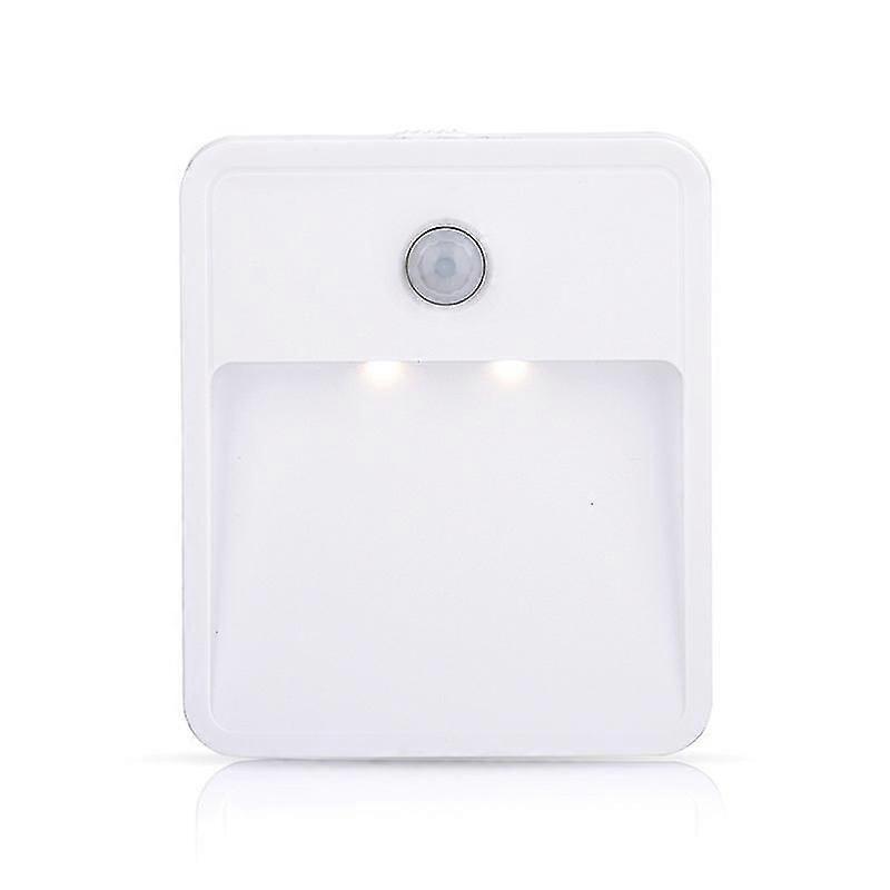 Led Night Light [2-pack], Automatic Night Light With Motion Sensor, Warm White Wall Mounted Cabinet Light