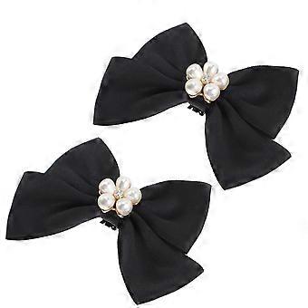 1 paio di clip per scarpe fiocco perle clip per scarpe Charms da sposa Decorazione della scarpa