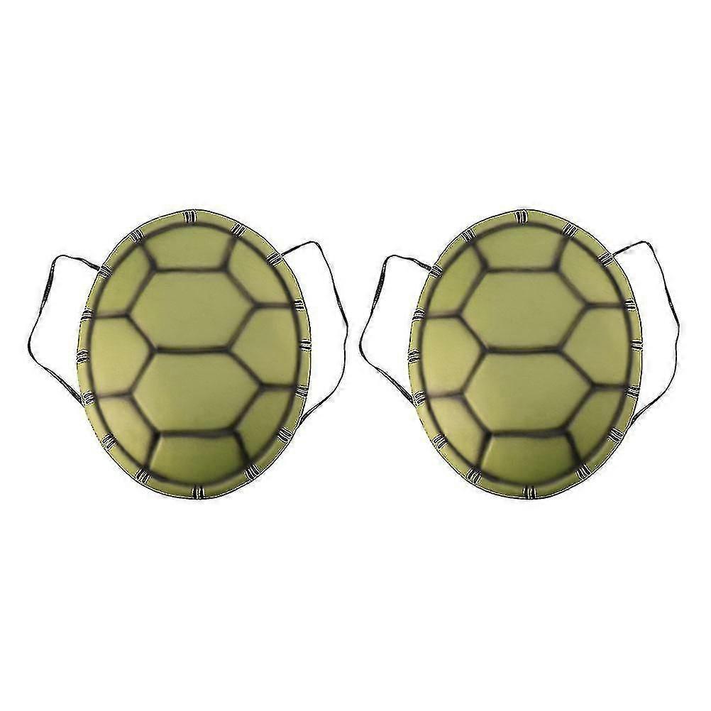 2pcs Halloween Cosplay Kostumer Turtle Shell Rekvisitter Performance Kostumer