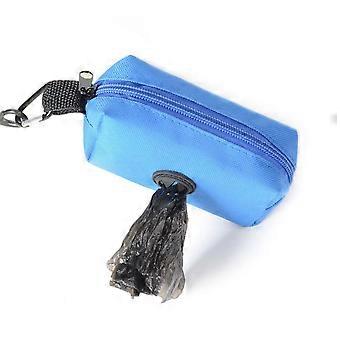 Portable Pet Waste Bag Dispenser Small Lightweight Doggie Poo Bag Holder with Hooks Garbage Trash Bags