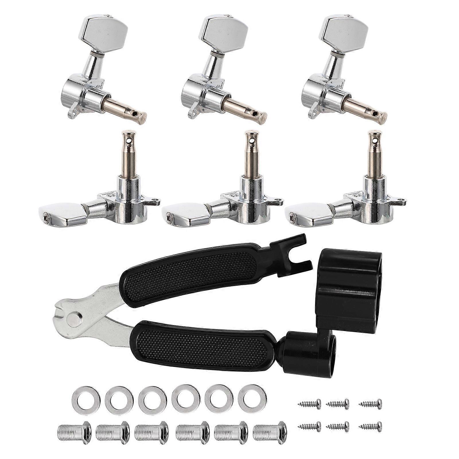 1 Set Acoustic Guitar String Tuning Peg with Guitar String Winder Cutter