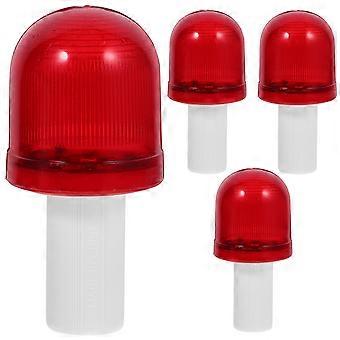 4pcs Traffic Cone Lights Safety Flashing Lights Warning Flashing Light for Parking Emergency
