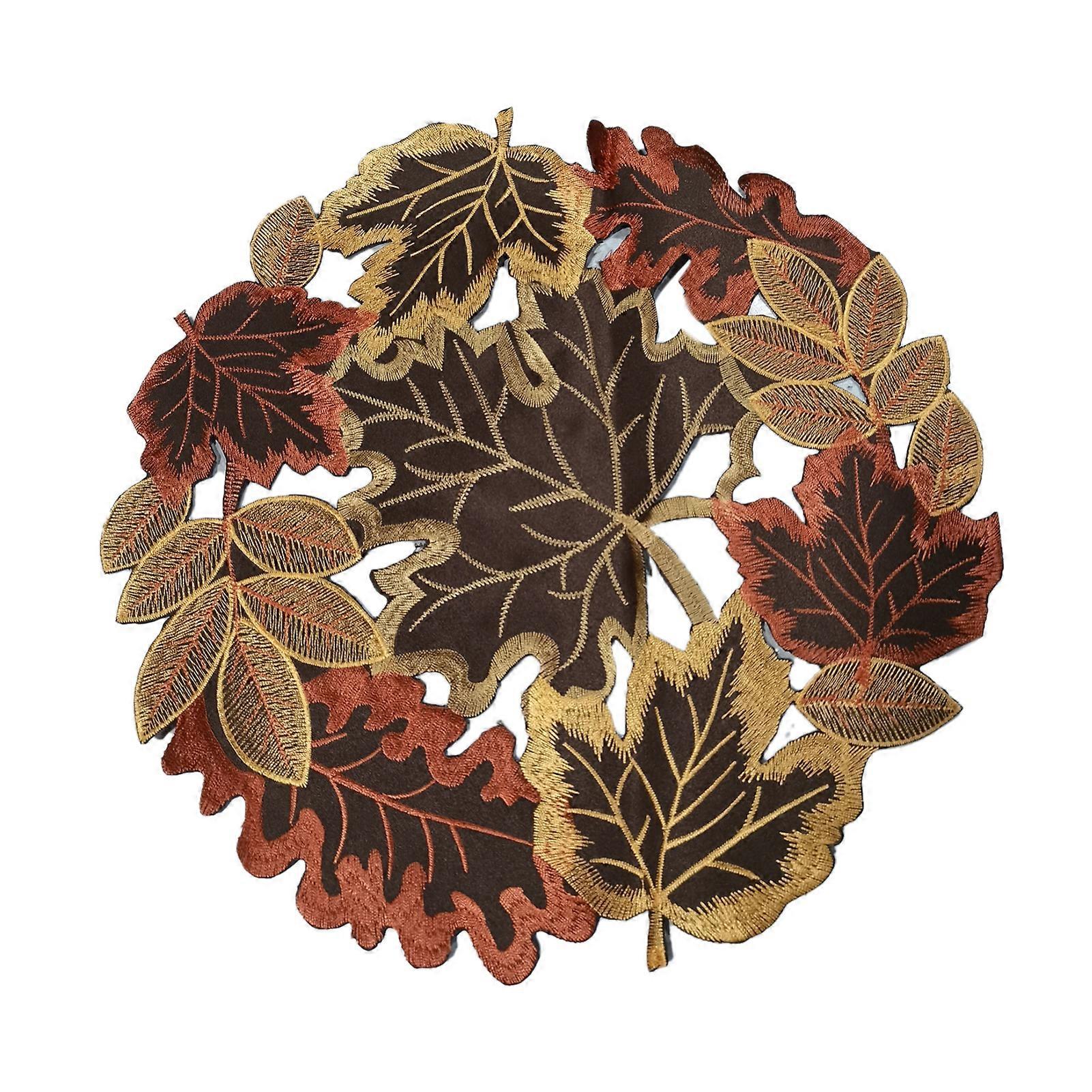 Harvest Dining Accessory with Maple Leaf Design