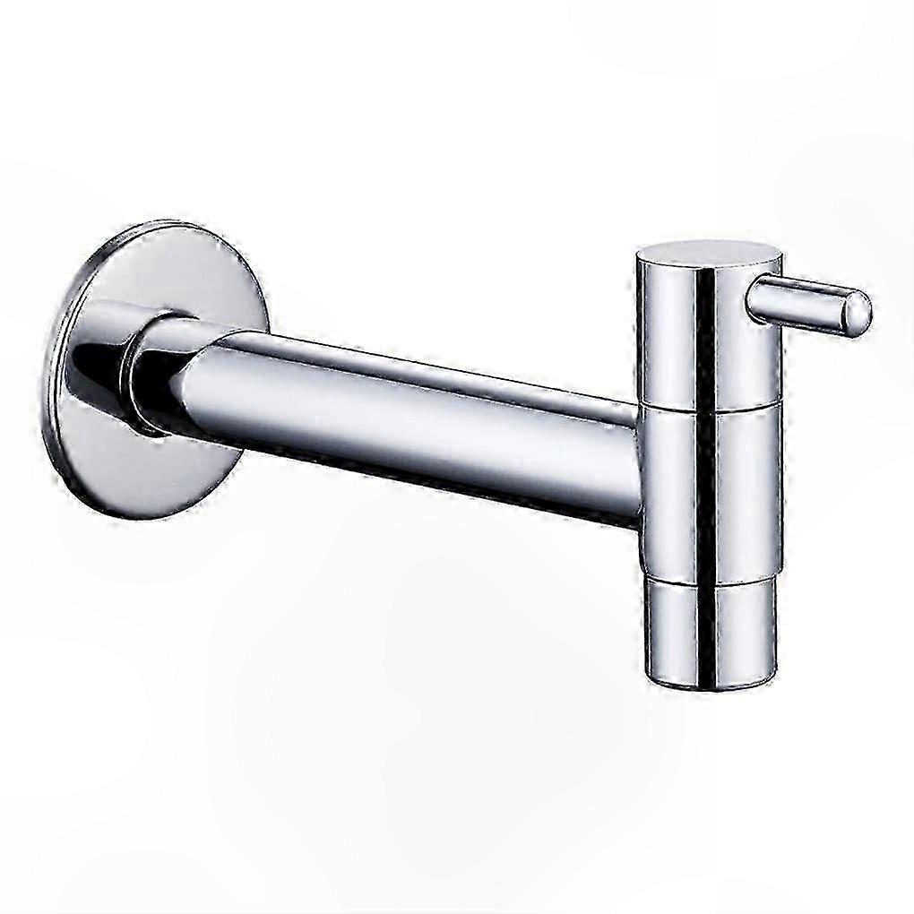 Wall-Mounted Single Cold Water Faucet with Quick-Opening Function compatible with Cold Water Flushing