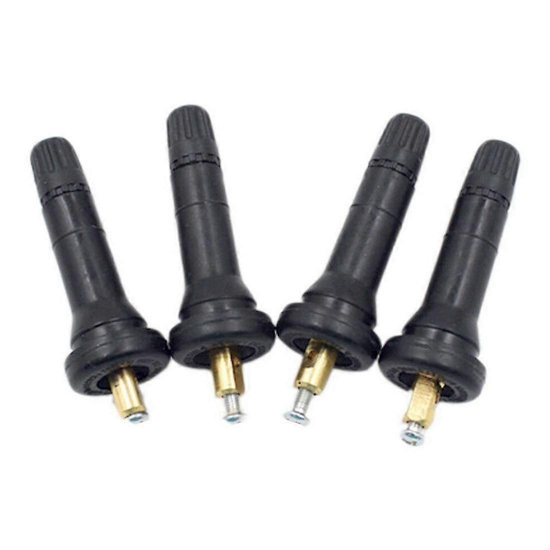 4 st. däcktryckssensor TPMS ventilstammunstycke för