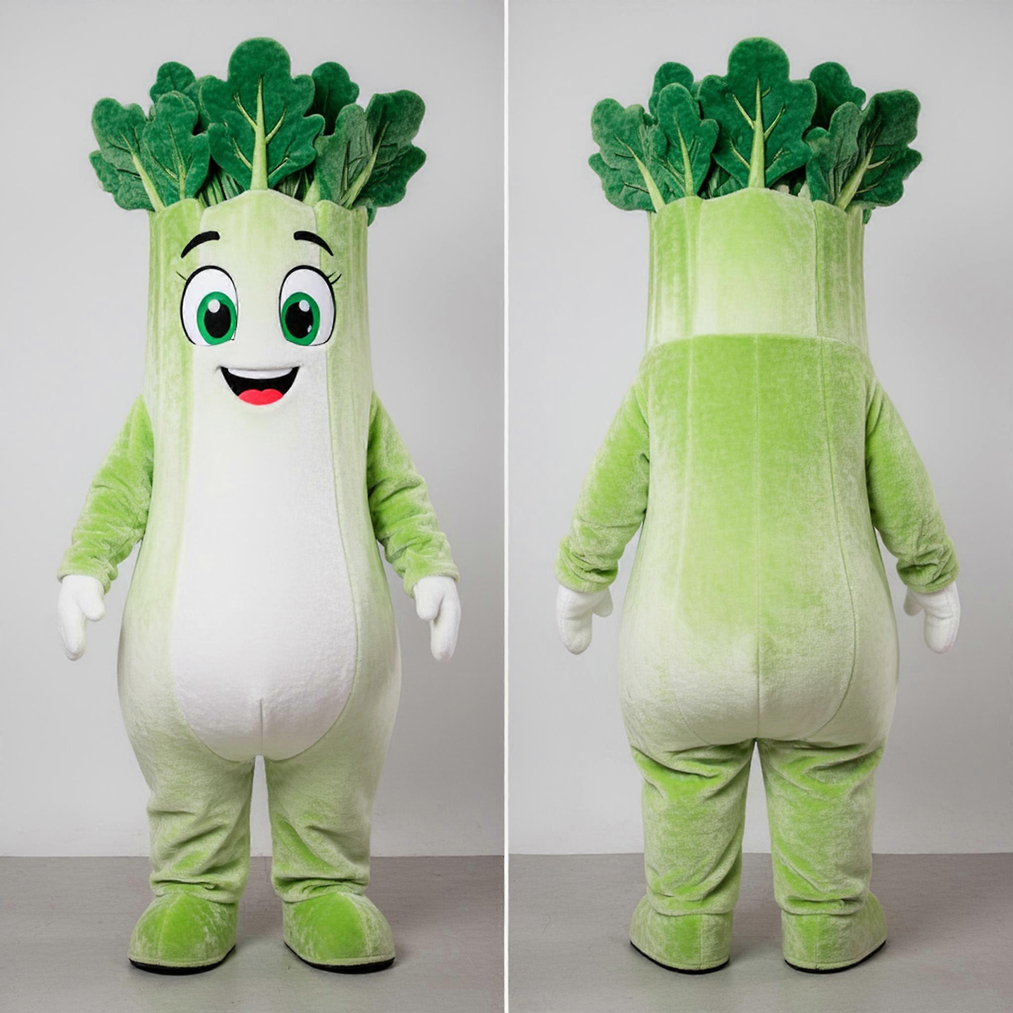 MASTICOT Velvety White Leafy Celery Mascot