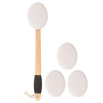 Lotion Applicator for Back Use with 1Set Handheld Replacement Heads