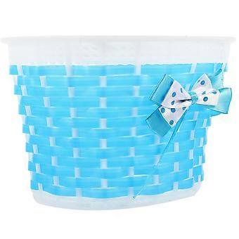 Blue Butterfly Bowknot Bike Basket for Bike Use Kids Front Basket
