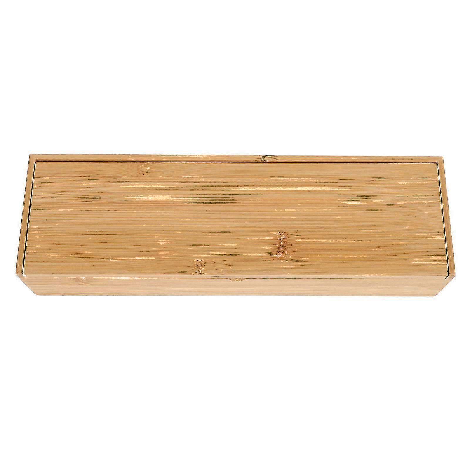 Rectangular Bamboo Case for Kitchen Tools, Cleanliness and Order