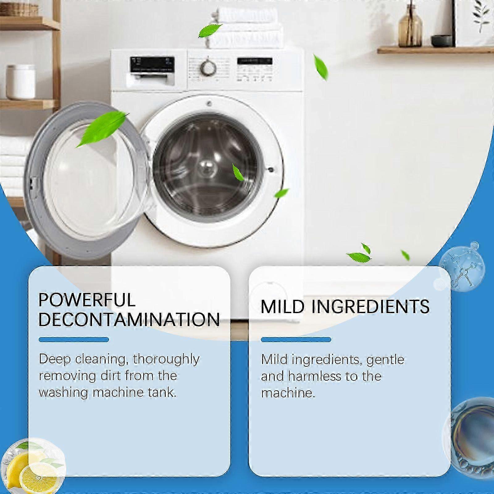 Jakehoe Washing Machine Cleaner Powder  Multi-Effective Deodorizing Powder